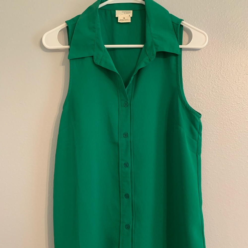 Urban Outfitters Coincidence & Chance Green Tank